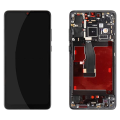 LCD za Huawei P30 + touch screen crni SA OKVIROM (OLED)