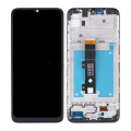 LCD za Motorola Moto E20 + touch screen crni WITH FRAME FULL ORG (CHINA)