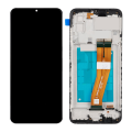 LCD za Samsung A03/ A035G (2022)163mm + Touch Screen crni WITH FRAME FULL ORG CHINA