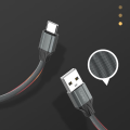 USB kabel LDNIO LS441 Type-C USB sivi 1m