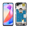 LCD za Honor X6a + touch screen crni WITH FRAME FULL ORG (CHINA)