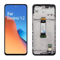 LCD za Xiaomi Redmi 12 + touch screen crni WITH FRAME FULL ORG (China)