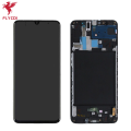 LCD za Samsung A70/ A705F + touch screen crni WITH FRAME FLY (INCELL)