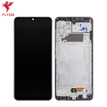LCD za Samsung A32 4G/ A325F + touch screen crni WITH FRAME FLY ORG
