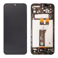 LCD za Samsung A14 5G/ A146B + Touch Screen WITH FRAME crni FULL ORG (CHINA)