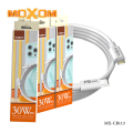 Kabel Moxom MX-CB113 PD 30W Type-C na Iphone Lightning beli 1m