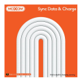 Kabel Moxom LX-CB907 Type-C na Type-C beli 1m