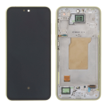 LCD za Samsung A35 5G/ A356B + Touch Screen zuti SA OKVIROM F-ORG SP