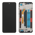 LCD za Realme C71 + touch screen crni WITH FRAME FULL ORG (China)