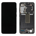 LCD za Samsung S23/ S911 + Touch Screen crni SA OKVIROM F-ORG SP