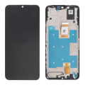 LCD za Honor X7a + touch screen crni WITH FRAME F-ORG SP