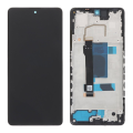 LCD za Xiaomi Redmi Note 12 Pro 5G + touch screen WITH FRAME crni PXL