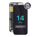 LCD za IPhone 14 Pro + touch screen crni (REPART ULTRA) SOFT OLED