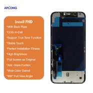 LCD za IPhone 11 + touch screen crni APLONG (Incell - FHD)