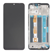 LCD za VIVO Y16 + touch screen crni WITH FRAME FULL ORG (CHI...