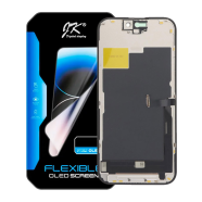 LCD za IPhone 15 Pro + touch screen crni JK (Soft OLED)