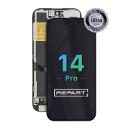 LCD za IPhone 14 Pro + touch screen crni (REPART ULTRA) SOFT OLED